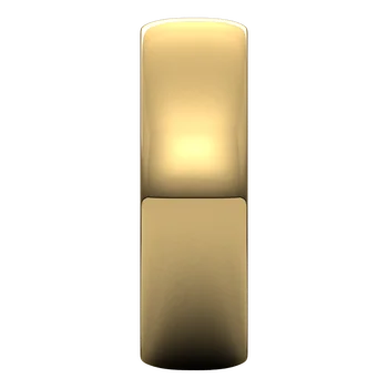 14K Half Round Lightweight Band
