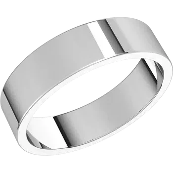 14K Standard Fit Flat Band