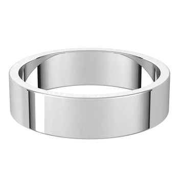 14K Standard Fit Flat Band