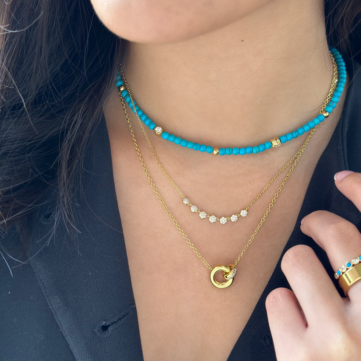 Turquoise Beaded Necklace