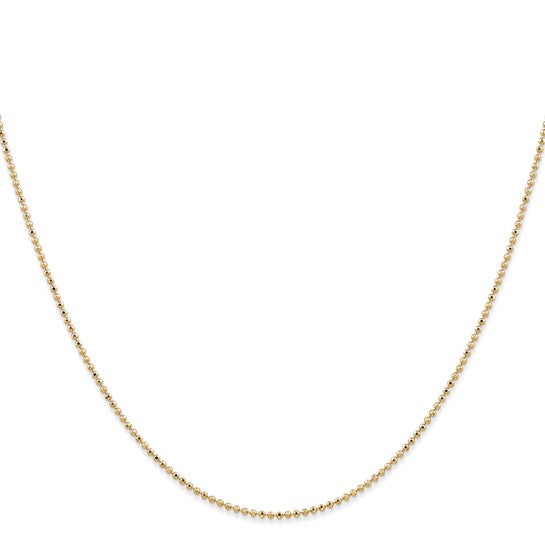 14K Fancy Beaded Chain