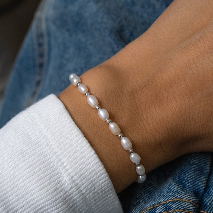 Freshwater Pearl Beaded Bracelet
