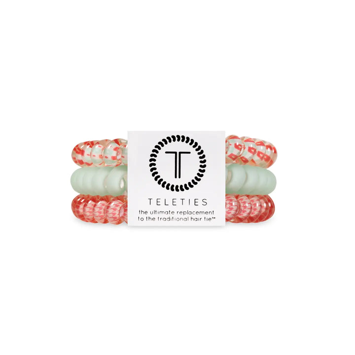Small Spiral Hair Coil | Calming Coral