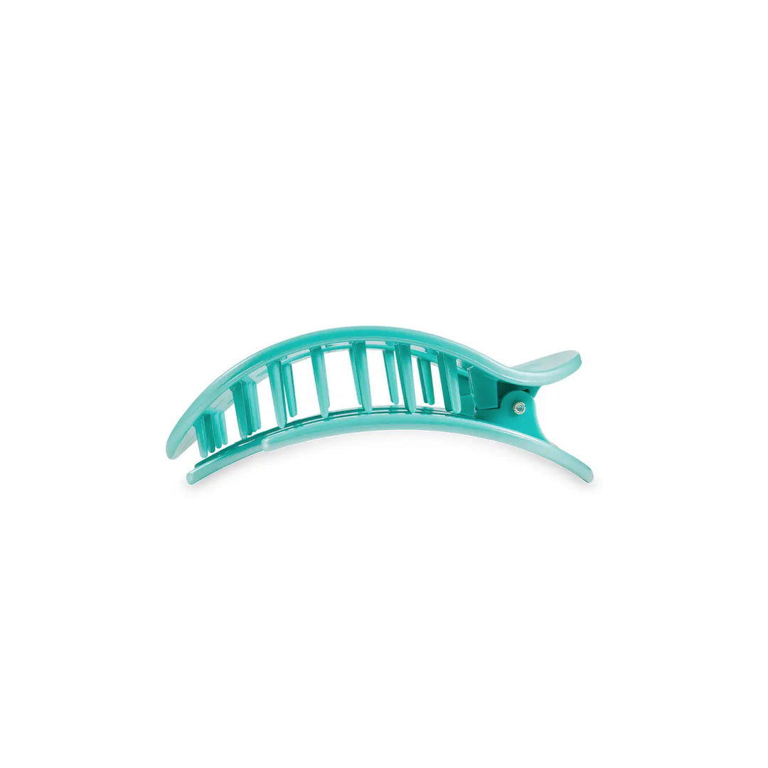 Round Flat Hair Clip | Totally Turquoise