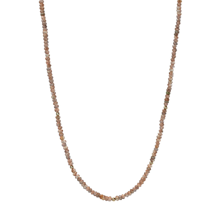 14K Gemstone & Bead Necklace