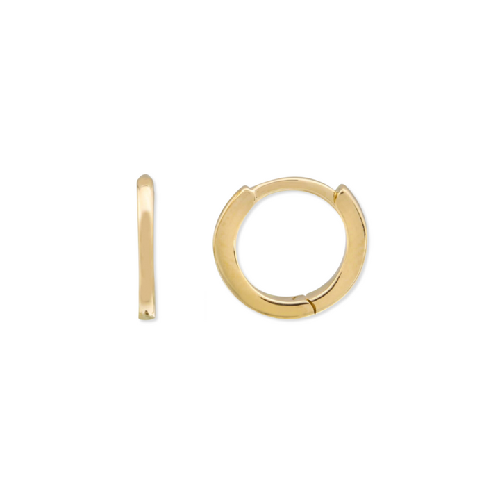 14K Mini Round Huggie