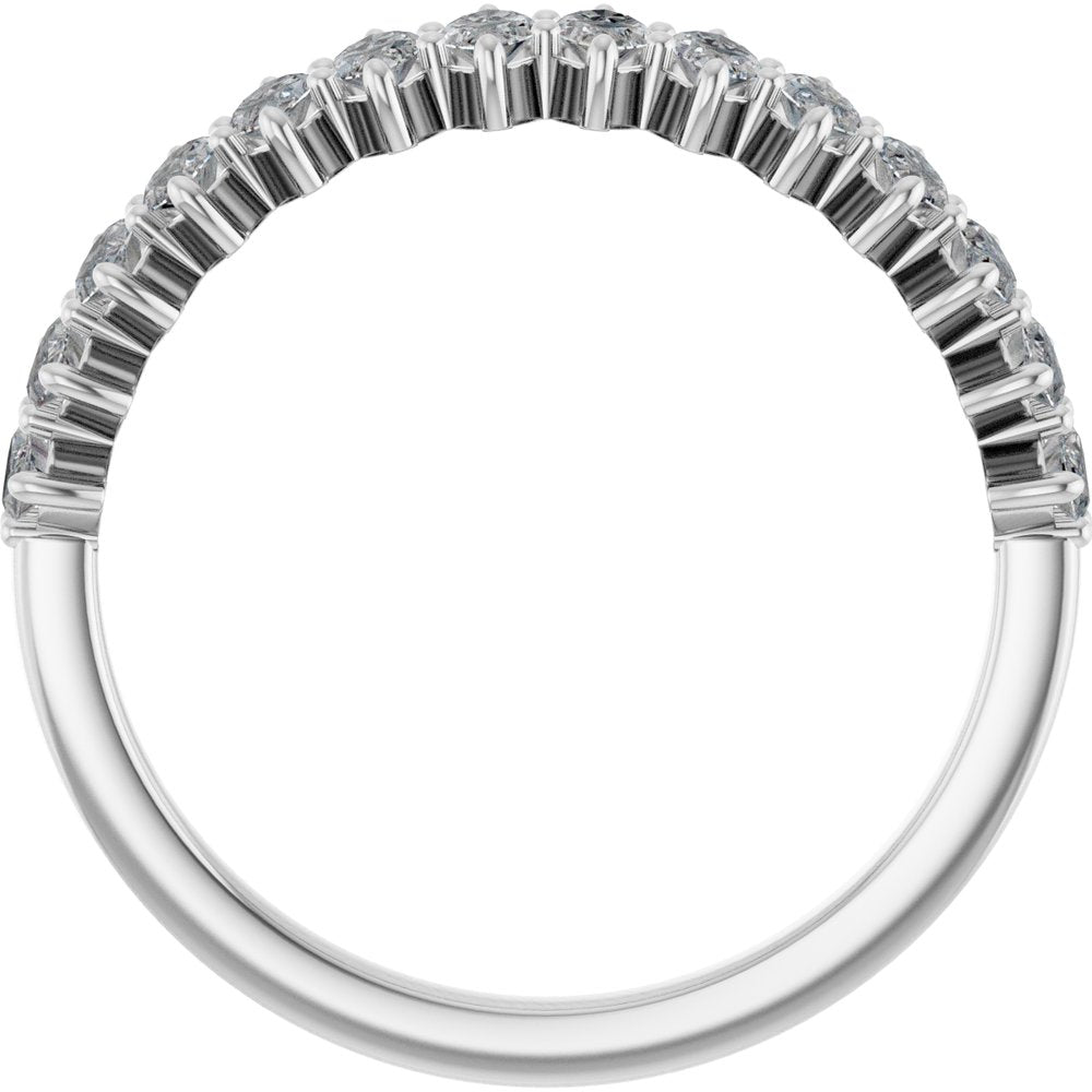 14K Marquise Diamond Anniversary Band