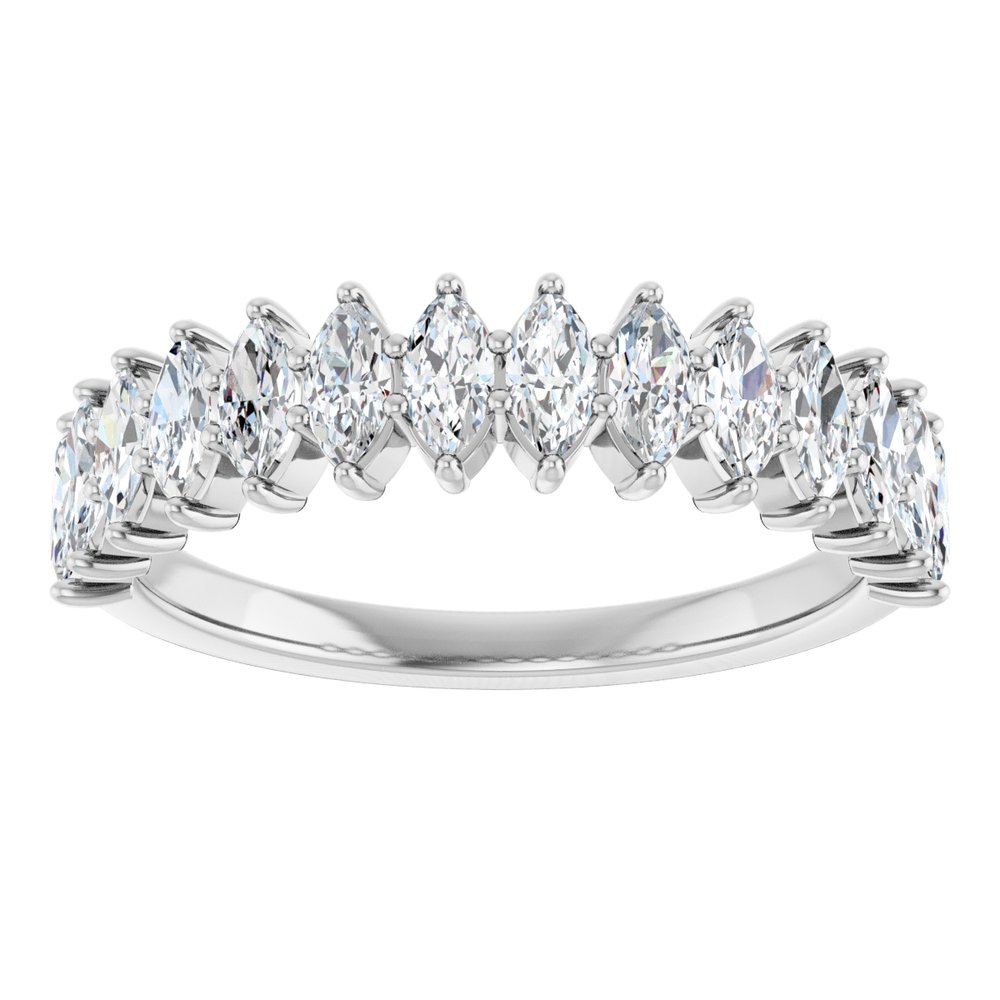 14K Marquise Diamond Anniversary Band