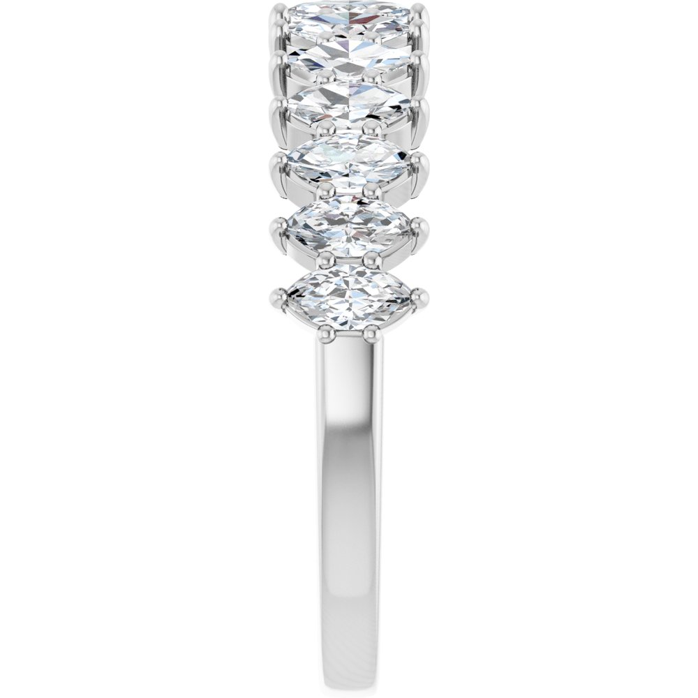 14K Marquise Diamond Anniversary Band