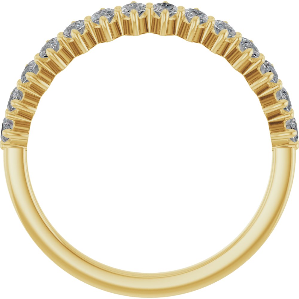 14K Marquise Diamond Anniversary Band