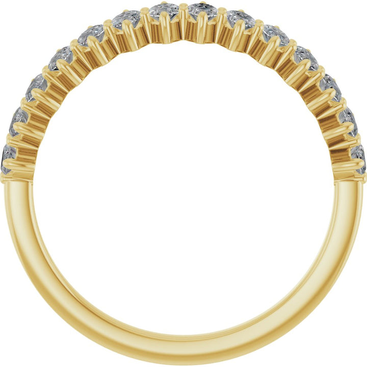 14K Marquise Diamond Anniversary Band