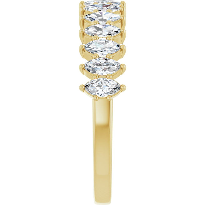 14K Marquise Diamond Anniversary Band
