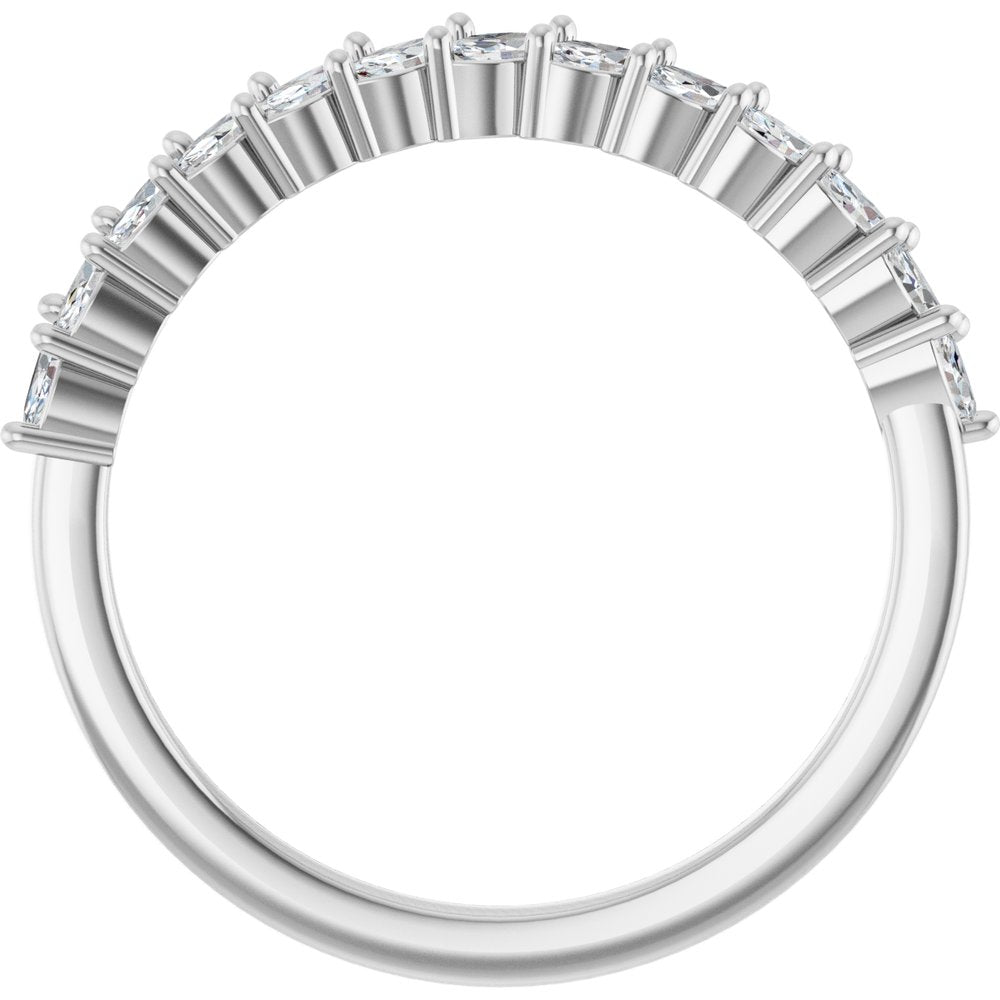 14K Diamond Marquise Anniversary Band