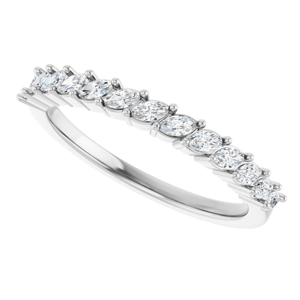 14K Diamond Marquise Anniversary Band