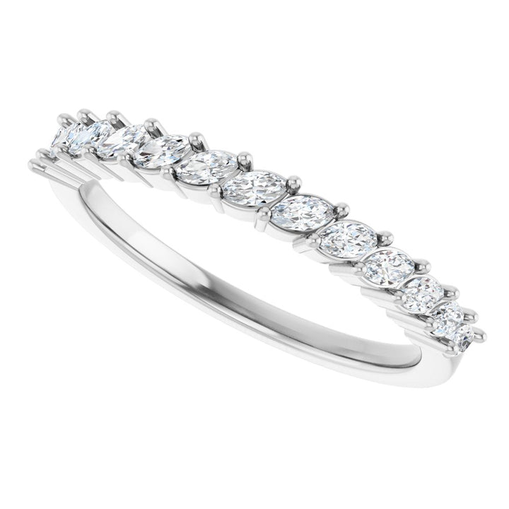 14K Diamond Marquise Anniversary Band