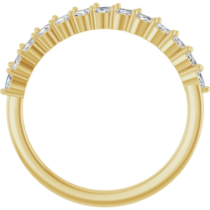 14K Diamond Marquise Anniversary Band