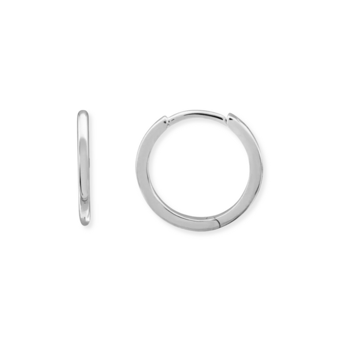 14K Mini Round Huggie