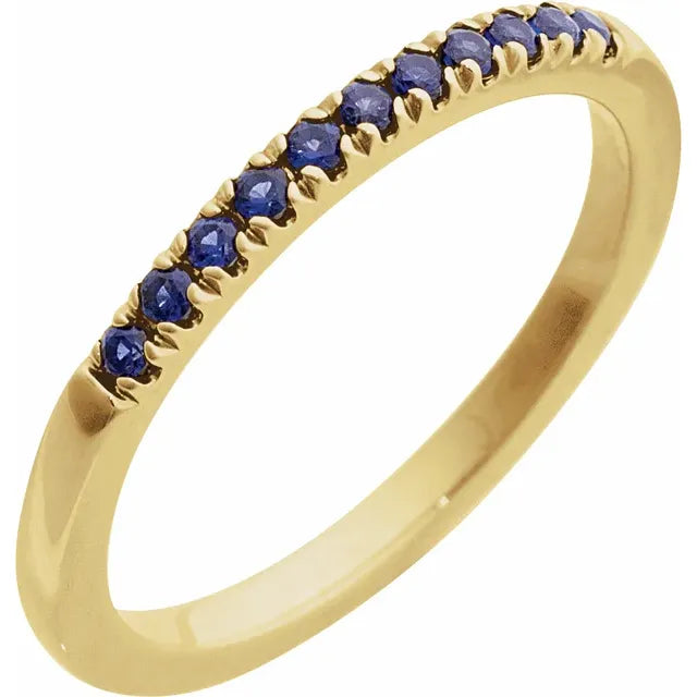 14K Stackable Birthstone Ring