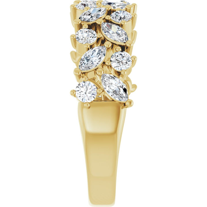 14K 1 1/3 CTW Lab Grown Diamond Anniversary Band
