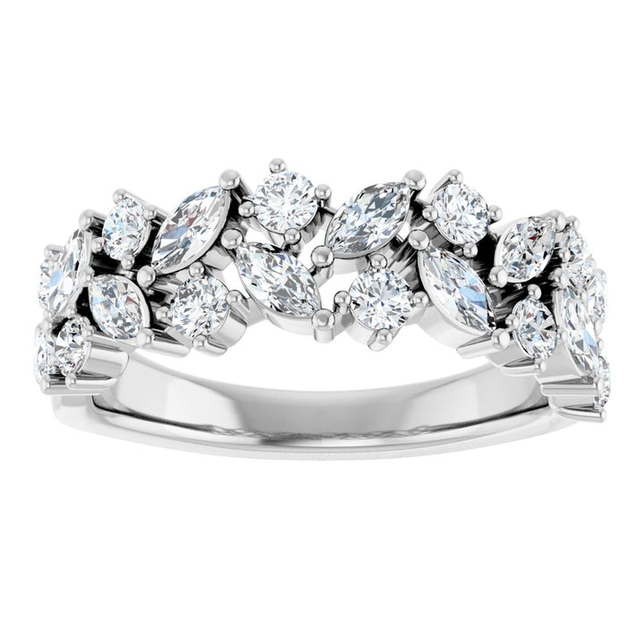 14K 1 1/3 CTW Lab Grown Diamond Anniversary Band