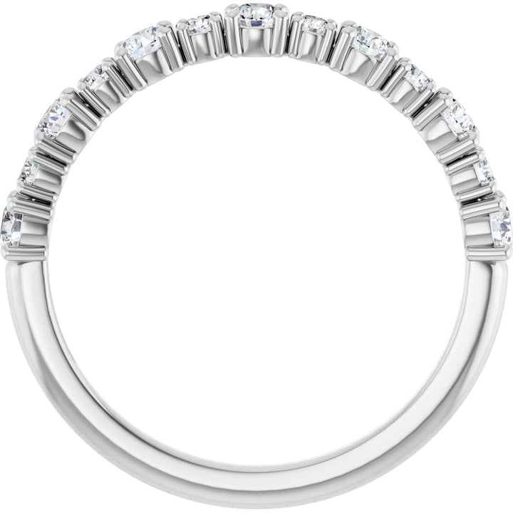 14K 1/2 CTW Lab Grown Diamond Anniversary Band
