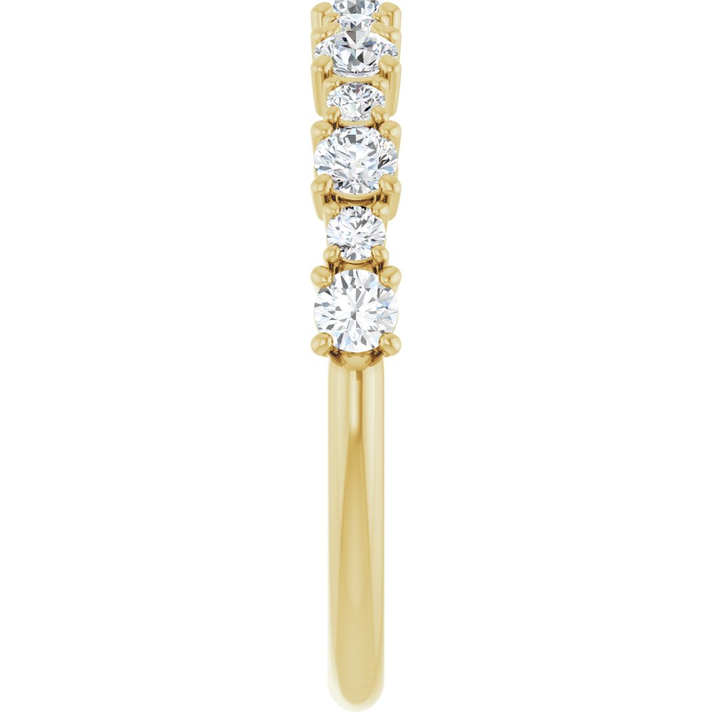 14K 1/2 CTW Lab Grown Diamond Anniversary Band