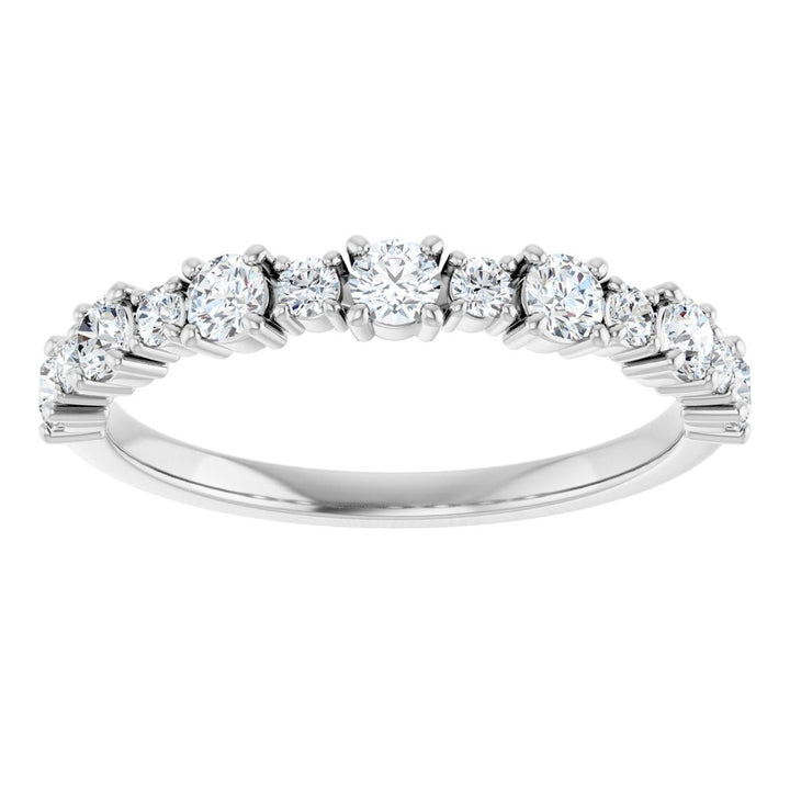 14K 1/2 CTW Lab Grown Diamond Anniversary Band