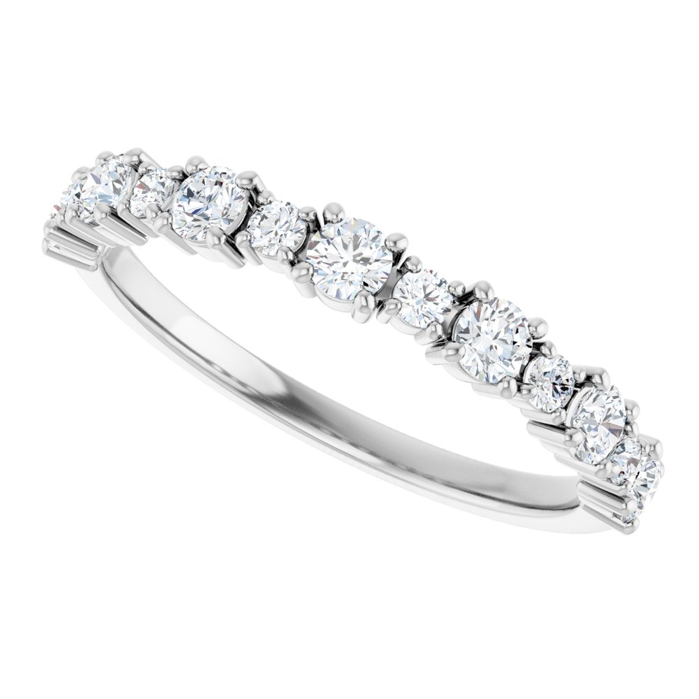 14K 1/2 CTW Lab Grown Diamond Anniversary Band