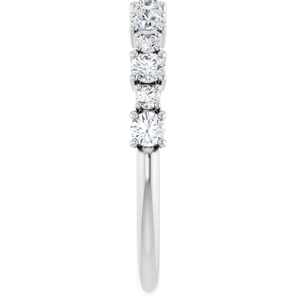 14K 1/2 CTW Lab Grown Diamond Anniversary Band