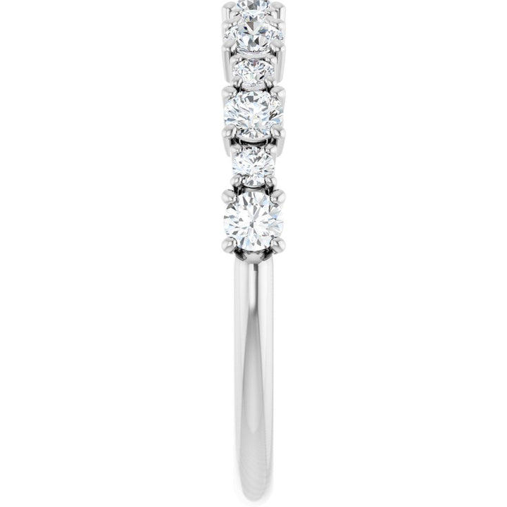14K 1/2 CTW Lab Grown Diamond Anniversary Band