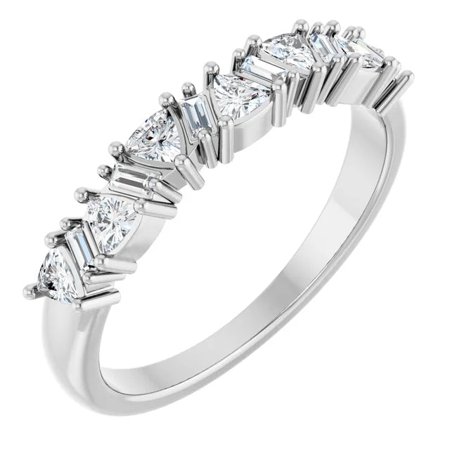 14K 1/2 CTW Natural Diamond Anniversary Band