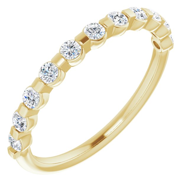 14K 1/3 CTW Natural Diamond Petite Anniversary Band