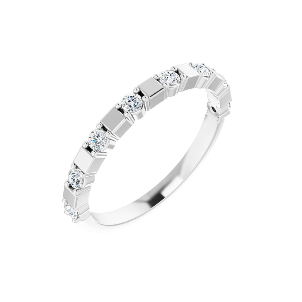 14K 1/4 CTW Natural Diamond Anniversary Band