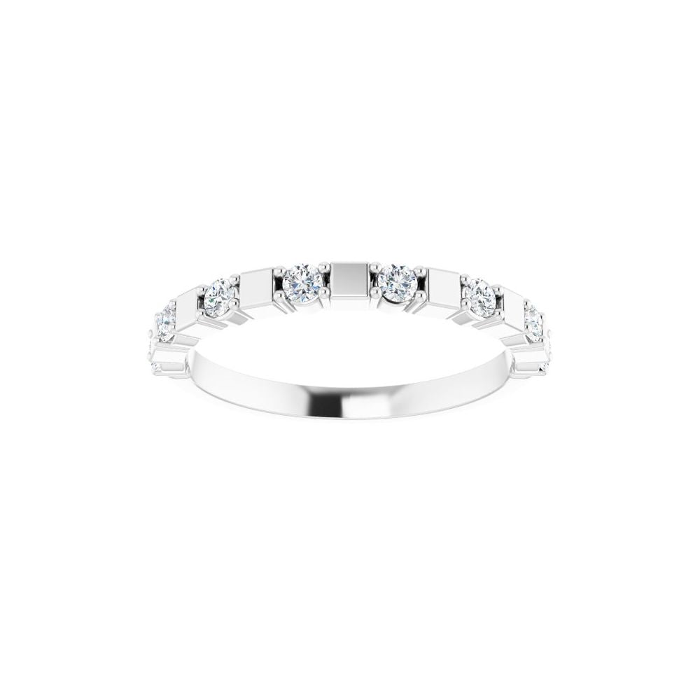 14K 1/4 CTW Natural Diamond Anniversary Band