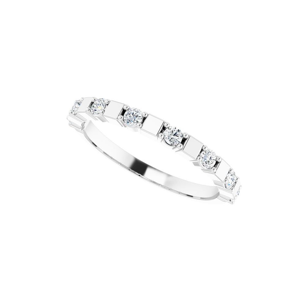 14K 1/4 CTW Natural Diamond Anniversary Band