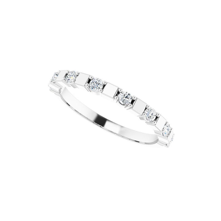 14K 1/4 CTW Natural Diamond Anniversary Band