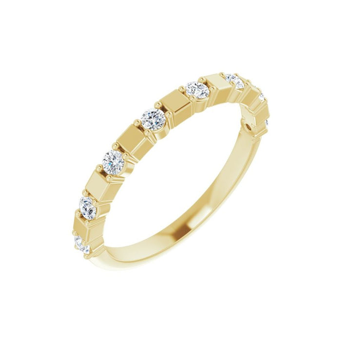 14K 1/4 CTW Natural Diamond Anniversary Band