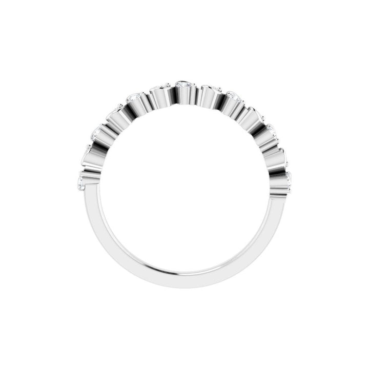 14K 1/4 CTW Natural Diamond Wave Anniversary Band-Embark Fine Jewelry