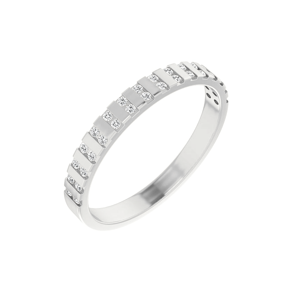 14K 1/8 CTW Natural Diamond Anniversary Band