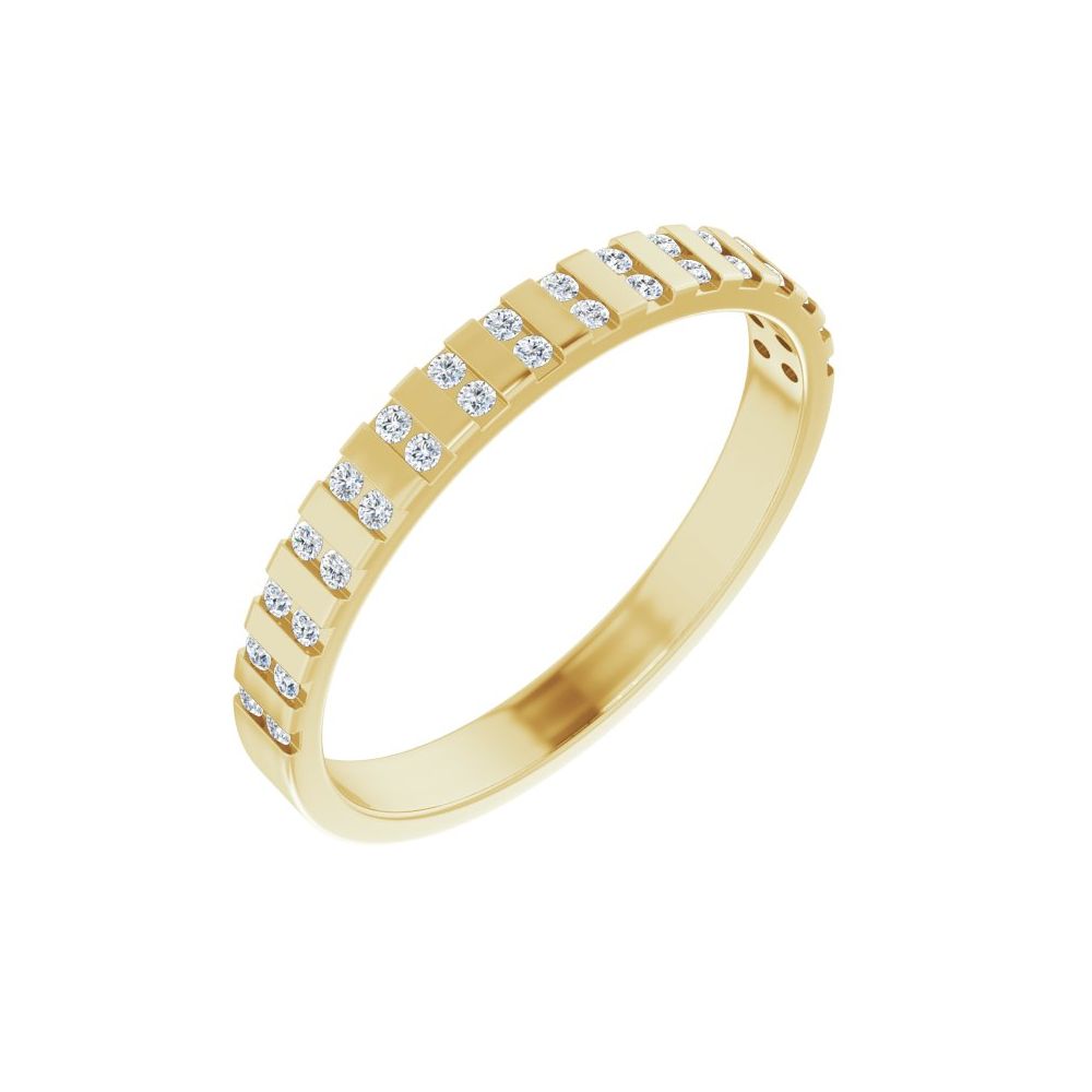 14K 1/8 CTW Natural Diamond Anniversary Band