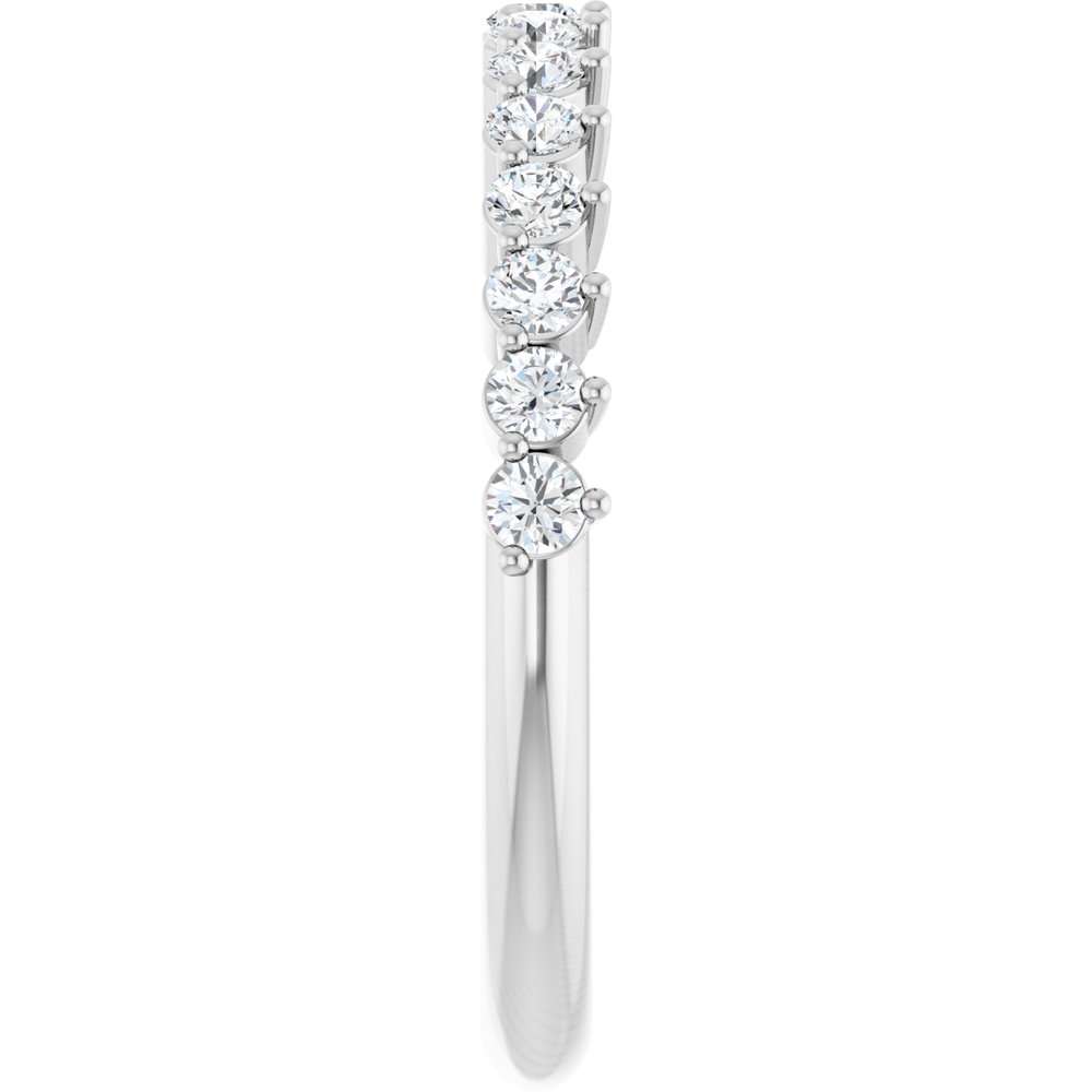 14K 3-Prong Diamond Anniversary Band