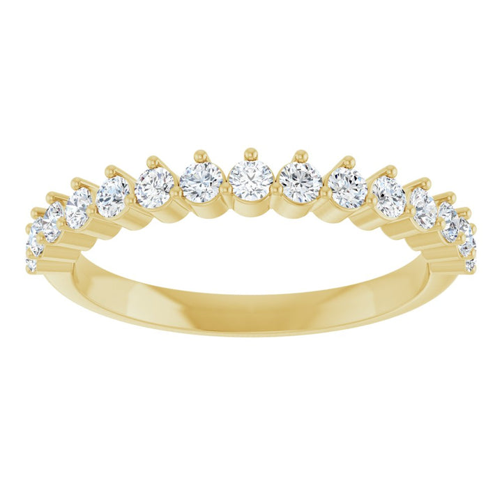 14K 3-Prong Diamond Anniversary Band