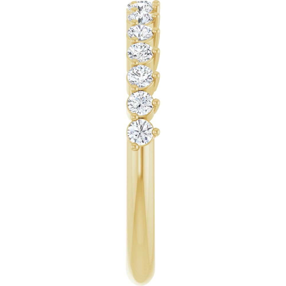 14K 3-Prong Diamond Anniversary Band