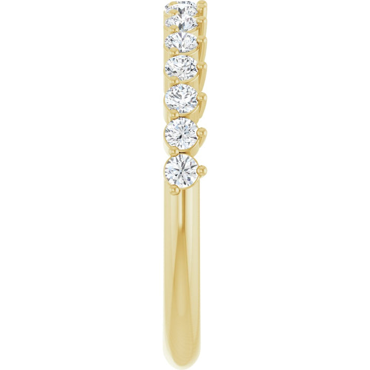 14K 3-Prong Diamond Anniversary Band