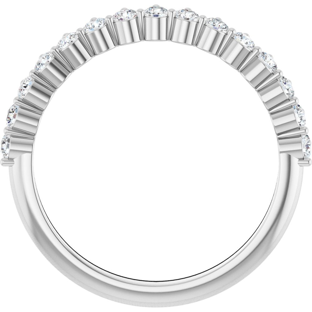 14K 3-Prong Diamond Anniversary Band