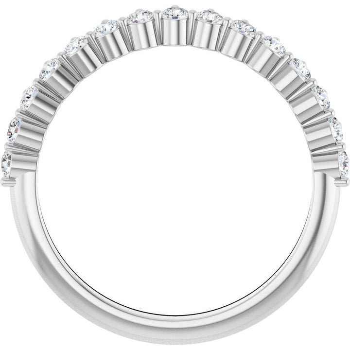 14K 3-Prong Diamond Anniversary Band