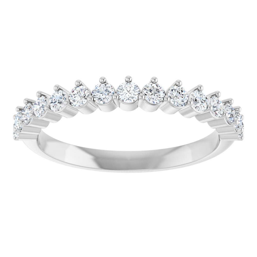 14K 3-Prong Diamond Anniversary Band