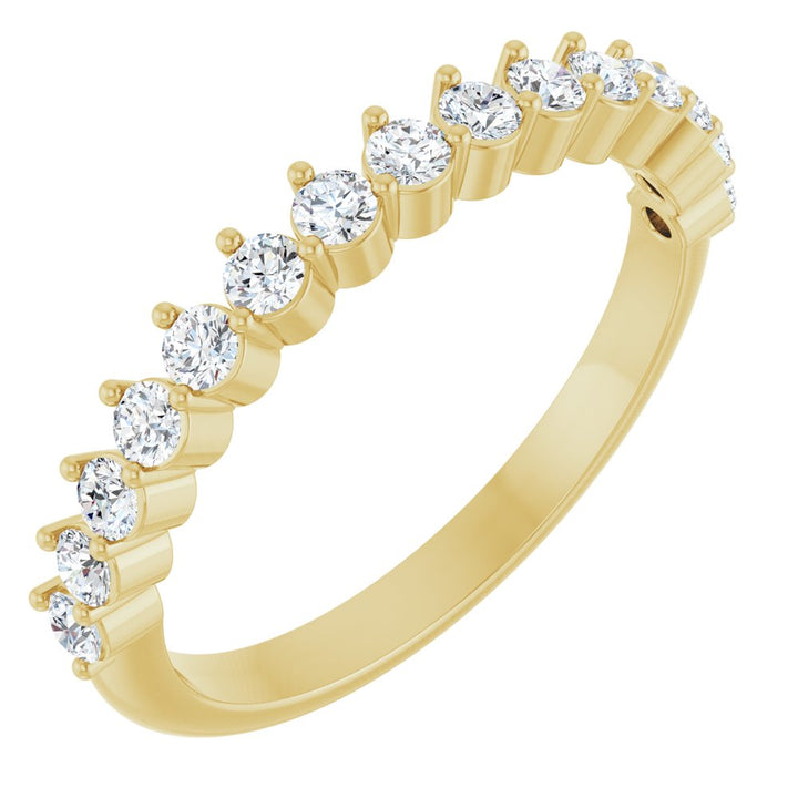 14K 3-Prong Diamond Anniversary Band