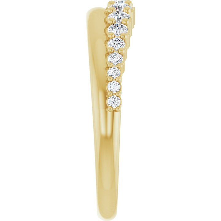 14K 3/8 CTW Diamond Anniversary Band