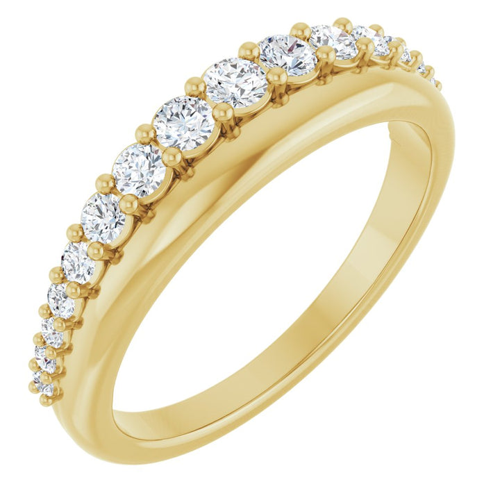 14K 3/8 CTW Diamond Anniversary Band